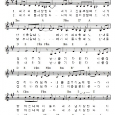 내가 너를 사랑한다