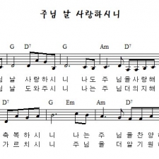 주님 날 사랑하시니